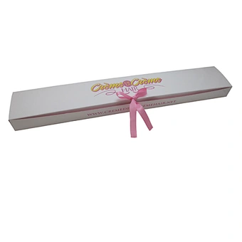 Custom Logo Hair Bundles Extension Packaging Boxes with Ribbon